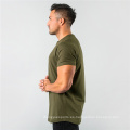 Ejercicio de entrenamiento Camiseta de manga corta Hombres livianos Camiseta de hombre seco Rápido Sport Camisetas transpirables